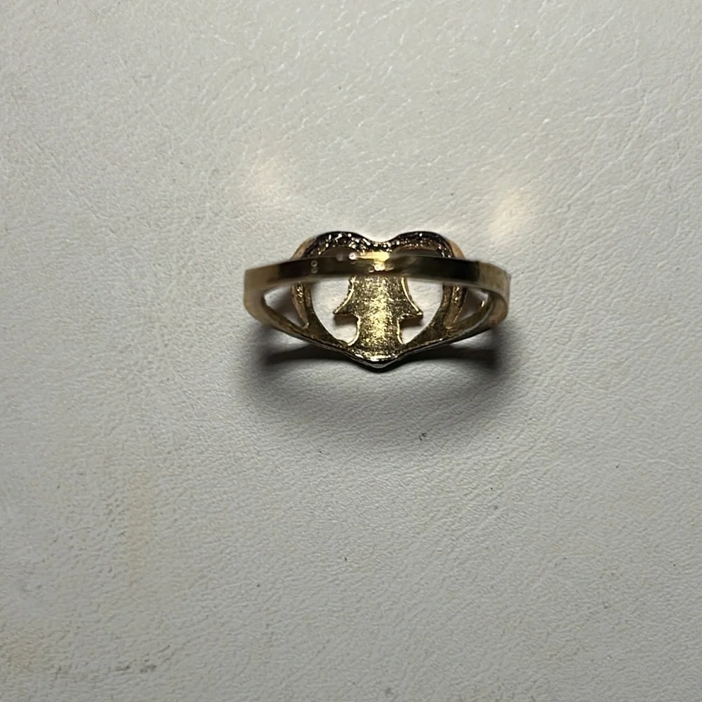 Hamsa 🪬 Heart Ring